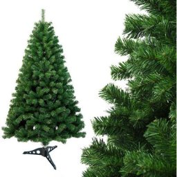 Sapin de Noël Décoration de Noël Sapin artificiel avec support Artificiel Matériau pvc Vert 120cm