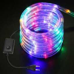 Tube Lumineux Extérieur led Guirlande Lumineuse Décoration Noël avec Adapteur d'alimentation,20m