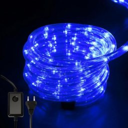 Tube Lumineux Extérieur led Guirlande Lumineuse Décoration Noël avec Adapteur d'alimentation,10m