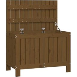 Boîte de rangement de jardin Marron miel 76x42,5x54 cm Bois pin Vidaxl Honey brown pine