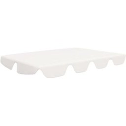 Vidaxl - Toit de rechange de balançoire Blanc 188/168x110/145cm 270 g/m² Blanc