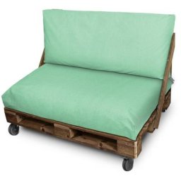 Happers - Coussins palette d'extérieur Menthe Naylim Mate Housse Siège et/ou Dossier 120x60x20 Sans