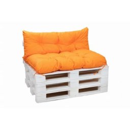 Set Coussins pour palettes, Assise 120 x 80 et Dossier 120 x 50cm, coussins canapé / coussin