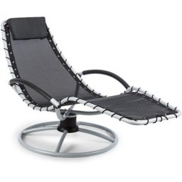 Blumfeldt - The Chiller - Chaise Longue à Bascule , Chaise Longue de Jardin , 77x85x173 cm ,