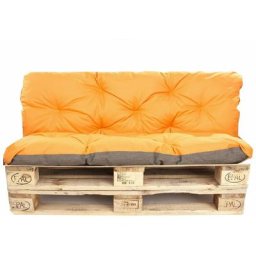 Coussins pour palettes exterieur, Assise 120 x 60 et Dossier 120 x 40cm, coussins canapé / coussin