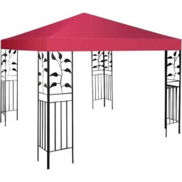 Giantex - Toit de rechange pour tonnelle de jardin de 3 x 3 m, double couche, tissu polyester,