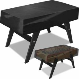 Housse de Baby Foot Oxford Bâche de Protection pour Table Babyfoot Etanche 163x115x48CM en Noir