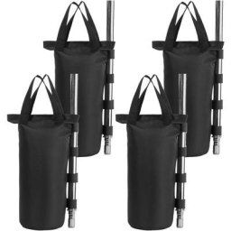 Erqvhqv - Lot de 4 sacs de lestage robustes à double couture - Poids de jambe pour auvent dépliant,