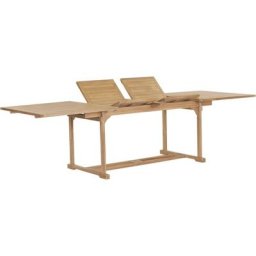 Table extensible de jardin 180-280x100x75 cm Teck solide Vidaxl n/a