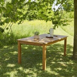 Table de jardin en acacia massif fsc extensible 8/10 pers. - Naturel