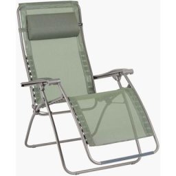 Fauteuil relax de jardin pliable Lafuma Mobilier rsxa clip - Moss Tube Titane