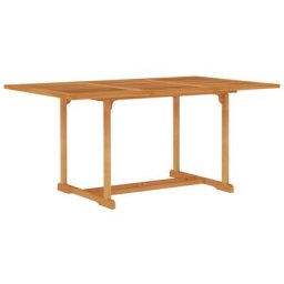 Vidaxl - Table de jardin 150x90x75 cm Bois de teck massif n/a