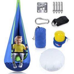 Hamac hamacs balançoire pour enfants avec coussin pour enfants siège suspendu fauteuil suspendu
