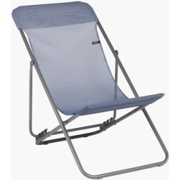 Lafuma Mobilier - Transat de jardin pliable TRANSATUBE2 - Ocean Ii Tube Titane