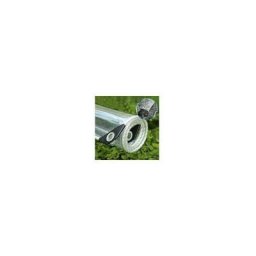 Bâche transparente à œillets, bâche pvc imperméable 420 g/m2, idéale comme bâche de serre, rideaux