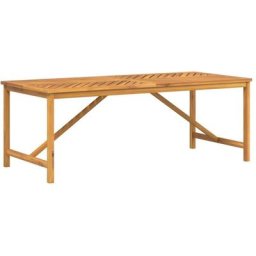 Table à manger de jardin 200x90x74 cm bois d'acacia solide Vidaxl n/a