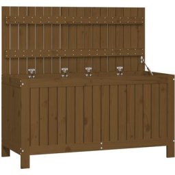 Boîte de rangement de jardin Marron miel 115x49x60 cm Bois pin Vidaxl Pin marron miel