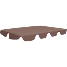 Toit de rechange de balançoire Marron 150/130x70/105cm 270 g/m² vidaXL - Marron