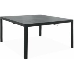 Alice's Garden - Table de jardin extensible. rectangle/carré. aluminium. rallonge papillon 6 à 8