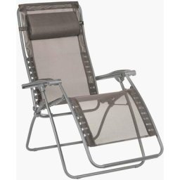 Fauteuil relax de jardin pliable Lafuma Mobilier rsxa clip - Graphite Tube Basalte