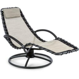 Blumfeldt - The Chiller - Chaise Longue à Bascule, Construction Stable, Anti-basculement, Surface