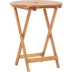 Table pliable de jardin 60x75 cm Bois d'acacia massif Vidaxl n/a