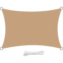 Svkbjroy - Voile d'ombrage Rectangulaire 4x6Mètre Imperméable Voile Ombrage résistant à l'eau Anti
