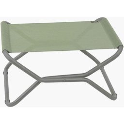 Repose pieds de jardin pliable Lafuma Mobilier next - Moss Tube Basalte