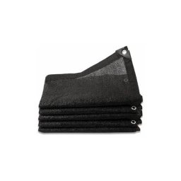 Filet D'Ombrage 8 Broches Ombrage 80% Renforce éPaissir Voile Ombrage, Serres Filet Coupe-Vent avec