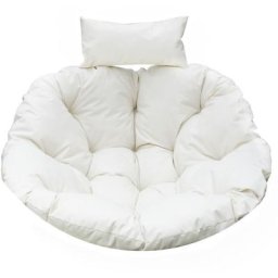 Coussin rond pour le cocon de la balançoire suspendue - beige