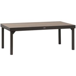 Table de jardin extensible Piazza Houblon & Tonka 12 places - Hespéride - Houblon / tonka