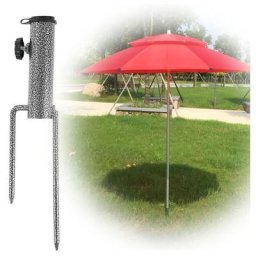 BSR - Piquet De Sol Pour Parasol Parasol à Cheville Parapluie De Plage Ancrage De Sable Piquet