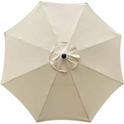 GP - Housse de rechange pour parasol, 8 baleines, 3 m de diamètre, résistante à l'eau, résistante