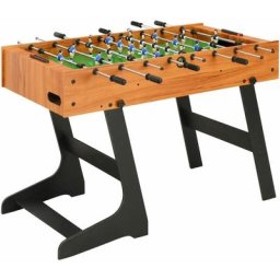 Table de football pliante 121 x 61 x 80 cm Marron clair Vidaxl Marron clair