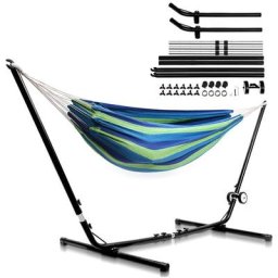 Einfeben - Hamac avec cadre hamac à tige ultra-léger jusqu'à 200 kg chaise suspendue d'extérieur