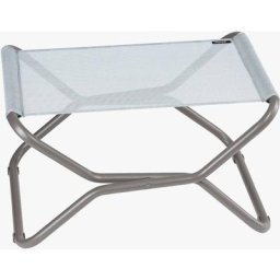 Repose pieds de jardin pliable Lafuma Mobilier next - Ciel Tube Titane