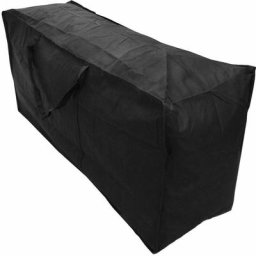 Grand sac de transport de meubles de jardin Coussin sac de rangement imperméable noir 1737651CM