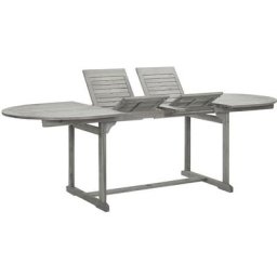 Table à manger de jardin (160-240)x100x75cm Bois d'acacia massif Vidaxl n/a