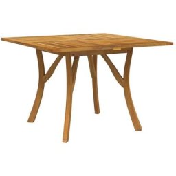Table de jardin 110x110x75 cm Bois d'acacia solide Vidaxl n/a