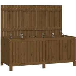 Boîte de rangement de jardin Marron miel 147x68x64 cm Bois pin Vidaxl Pin marron miel