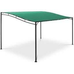 Tonnelle Jardin Terrasse Pergola Tente Pavillon Réception Toile Vert Foncé 3x4 m - Vert foncé