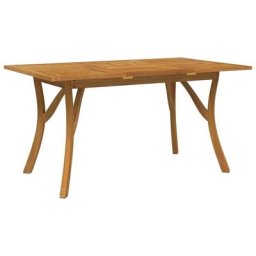 Table de jardin 150x90x75 cm Bois d'acacia solide vidaXL - N/A
