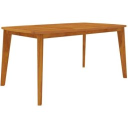 Table de jardin 160x90x75 cm Bois d'acacia solide Vidaxl n/a