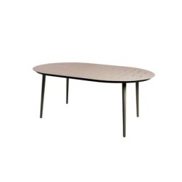 Table De Jardin Ovale, a Manger 8 Personnes Inari Muscade- Meuble de jardin - Taupe