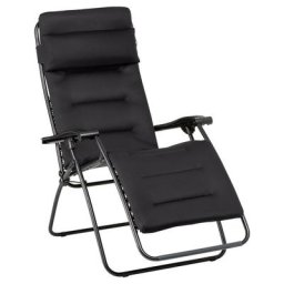 Fauteuil relax de jardin pliable Lafuma Mobilier rsx clip - Acier Tube Noir