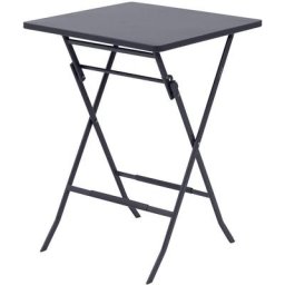 Table haute pliante Greensboro graphite 2 places - Hespéride - Graphite