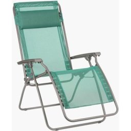 Fauteuil relax de jardin pliable Lafuma Mobilier r clip - Chlorophyle Green/ Titane