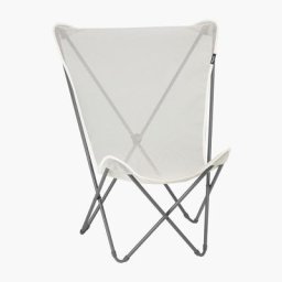 Lafuma Mobilier - Fauteuil papillon int/ext camping pliable pop up - Seigle Ii Tube Titane