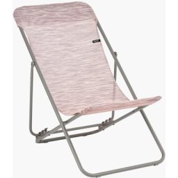 Transat de jardin pliable Lafuma Mobilier TRANSATUBE2 - Aube (Pink) Tube Titane
