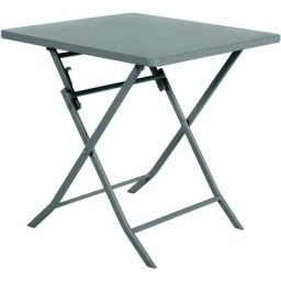 Table pliante carrée Greensboro vert jade 2 places - Hespéride - Vert jade